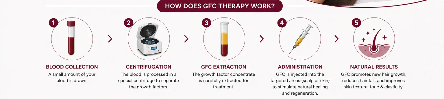 GFC therapy for hair fall