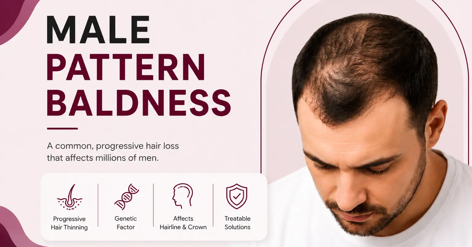 hair transplant procedure step by step for treating male pattern baldness and hair loss