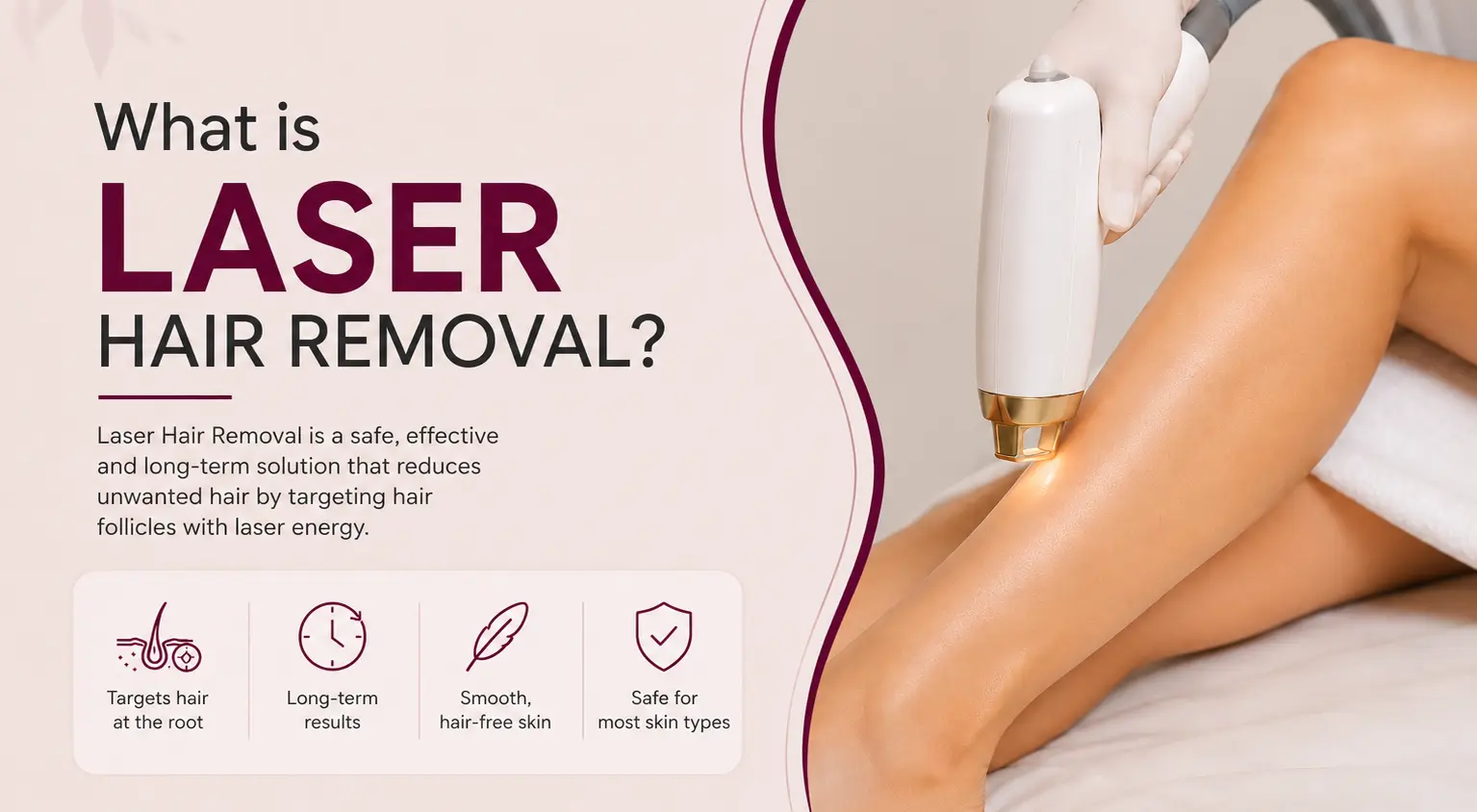 what is laser hair removal treatment for permanent hair reduction on face and body areas