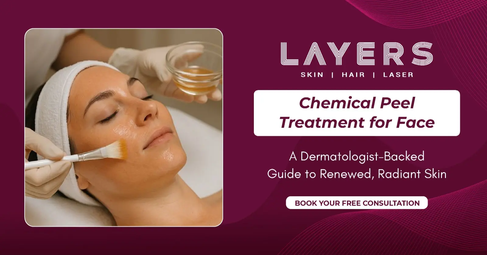 before after chemical peel treatment for face